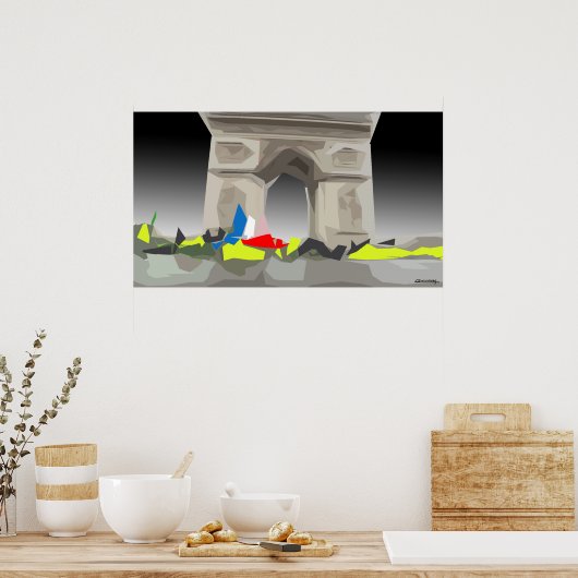 De gele vesten poster (Keuken)