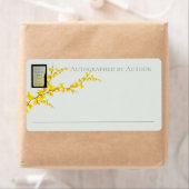 De gele vogel zingt | Jennifer Rosner Bookplate Etiket (Insitu)