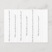 de gele vogels hebben een briefje advieskaart (Achterkant)