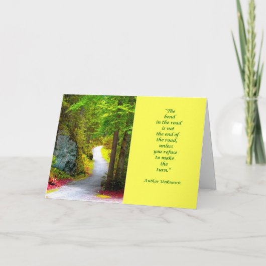 De gele Weg Kaart (Voorkant)