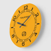 De Gele Wijzerplaat van het verkeer past gemakkeli Grote Klok (Hoek)