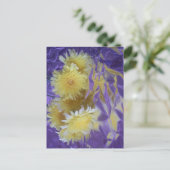 De gele Wilde Bloemen van de Woestijn Briefkaart (Staand voorkant)