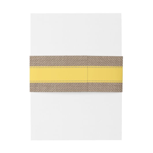 De Gele Zanddollar Strand Bruiloft Collectie Uitnodigingen Wikkel (Achterkant Voorbeeld)