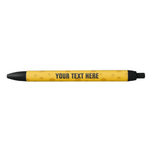 De gele Zwitserse pen van het kaaspatroon met