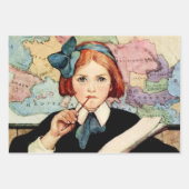 De Geleerde door Jessie Willcox Smith Inpakpapier Vel (Voorkant 3)