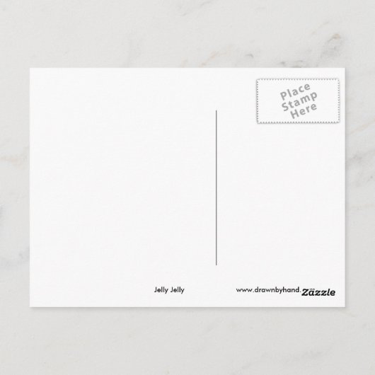 De Gelei van de gelei Briefkaart (Achterkant)