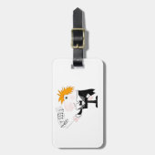 De geleider bagagelabel (Voorkant verticaal)