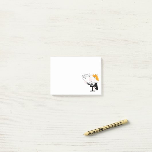 De geleider post-it® notes (Op bureau)