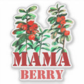 DE GELIEFDE MAMA bes Sticker (Voorkant)