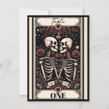 DE GELIEFDE Tarot Skelet Liefde Rozen Tafel Nummer