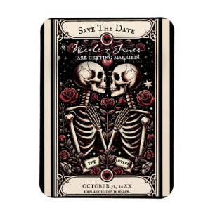 DE GELIEFDE Tarot Skelet Liefde Save the Date Magneet