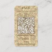 De geliefden foto Tarot Kaart | Gouden QR-code RSV (Voorkant)