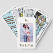 De geliefden paar foto rijder Waite Tarot Kaarten (Achterkant)