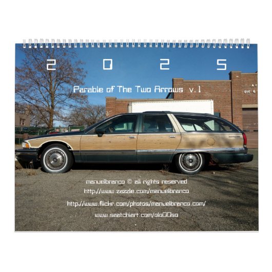 De gelijkenis van de twee pijlen kalender (Hoes)