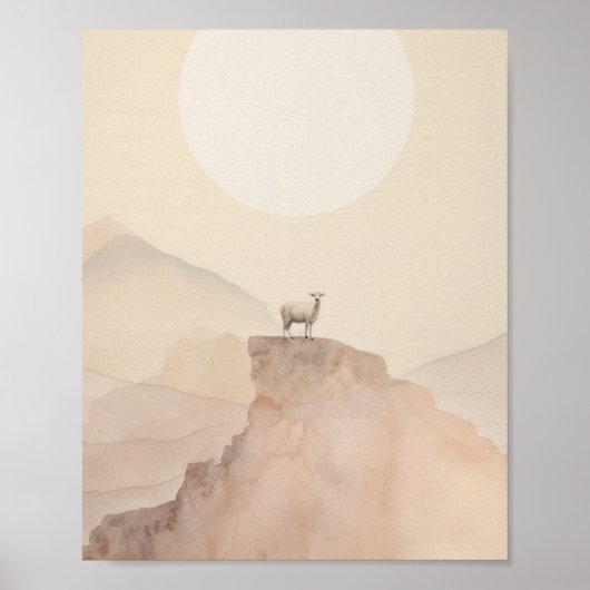 De gelijkenis van het verloren schaap poster (Voorkant)