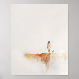 De gelijkenis van het verloren schaap poster