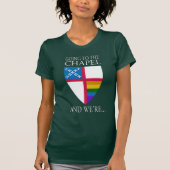 De gelijkheid van het huwelijk komt bij de kapel! t-shirt (Voorkant)