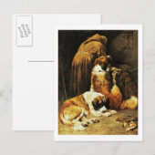 De gelovigen van St. Bernard Briefkaart (Voorkant / Achterkant)