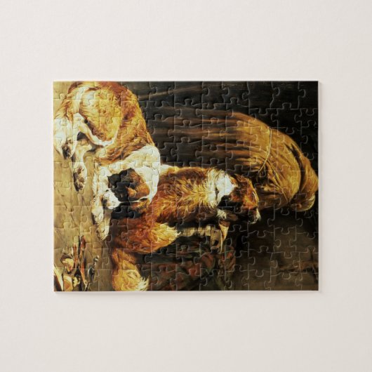 De gelovigen van St. Bernard Legpuzzel (Horizontaal)