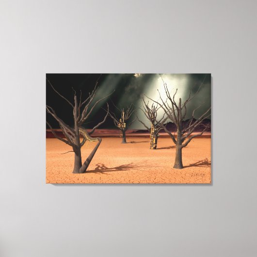 De Geluid van Stilte Canvas Afdruk (Voorkant)