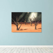 De Geluid van Stilte Canvas Afdruk (Insitu (Houten vloer))