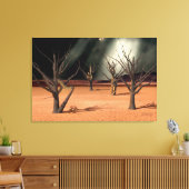 De Geluid van Stilte Canvas Afdruk (Insitu (Woonkamer))