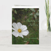 De gelukkige 30ste Kaart van de Verjaardag door (Achterkant)