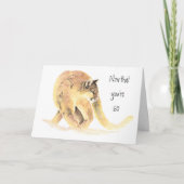 De gelukkige 60ste Verjaardag, Pret op snuffelt, Kaart (Voorkant)