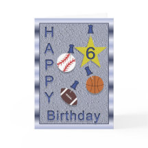 De gelukkige 6de Sporten van de Verjaardag -