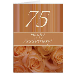 De gelukkige 75ste rozen van het Jubileum