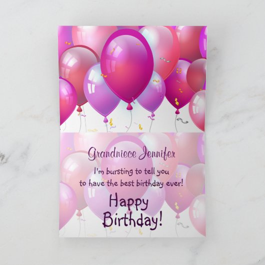 De gelukkige ACHTERNICHT van de Ballons van de Kaart (Binnen)