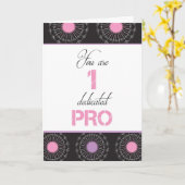 De gelukkige Administratieve Dag van Beroeps Kaart (Gele Bloem)