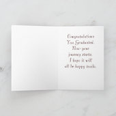 De gelukkige Afstuderen van Slepen Kaart (Binnen)