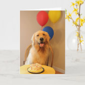 De gelukkige Ballons van de Verjaardag Kaart (Gele Bloem)