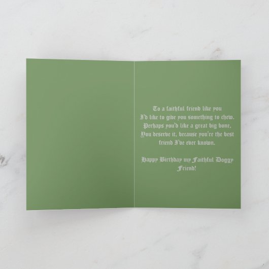 De gelukkige Beste Vriend van de Verjaardag Kaart (Binnen)