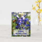 De gelukkige Bij van het Moederdag & de Blauwe Kaart (Gele Bloem)