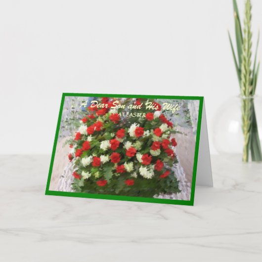 De gelukkige Bloemen van de Kaart van de Zoon en (Voorkant)