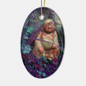 de gelukkige boeddah keramisch ornament (Links)