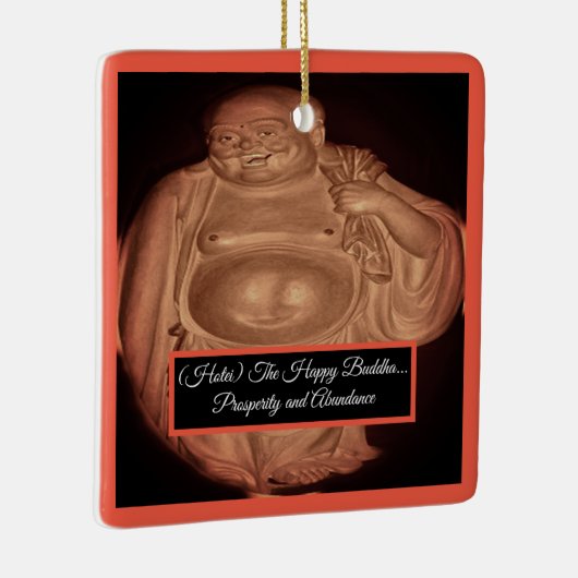 De gelukkige Boeddha Keramisch Ornament (Rechts)