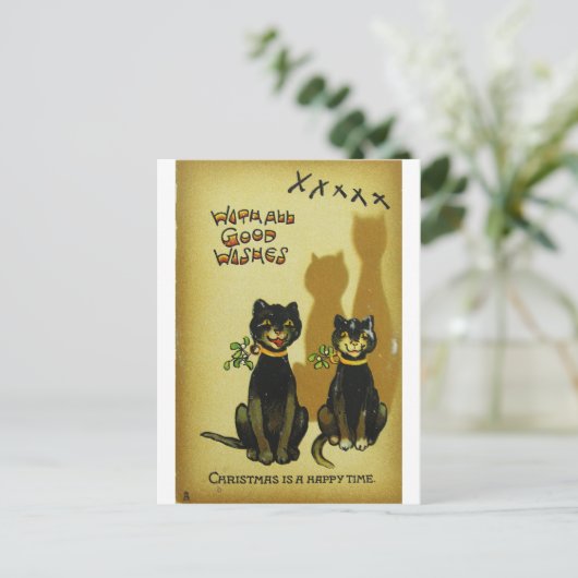 De gelukkige Briefkaarten van de Katten van (Staand voorkant)