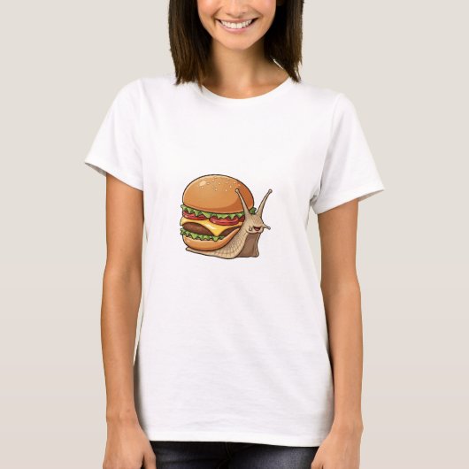De Gelukkige Burger-Slak T-shirt (Voorkant)