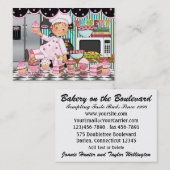 De gelukkige chef-kok / bakker / cateraar - SRF Visitekaartje (Voorkant / Achterkant)