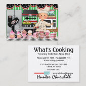 De gelukkige chef-kok - SRF Visitekaartje (Voorkant / Achterkant)