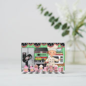 De gelukkige chef-kok - SRF Visitekaartje (Staand voorkant)