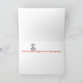 De gelukkige Chinese Kaart van de Bol van de (Binnen)