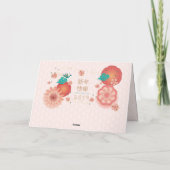 De gelukkige Chinese Lente van het Nieuwjaar Kaart (Achterkant)