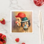 De gelukkige clown servet (Insitu)