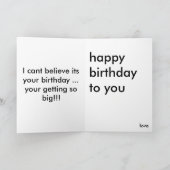 DE GELUKKIGE DAG VAN B KAART (Binnen)