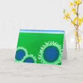 De "gelukkige Dag van de Aarde!"  Kaart (Gele Bloem)