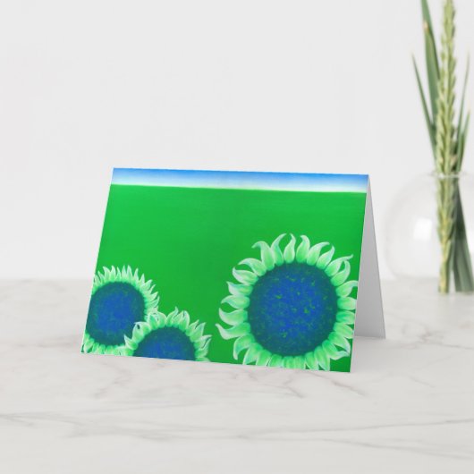 De "gelukkige Dag van de Aarde!"  Kaart (Voorkant)